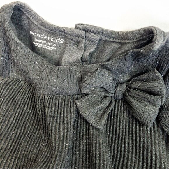 Wonderkids GrayTiered Ruffle Dress Sz 18m - Picture 3 of 10